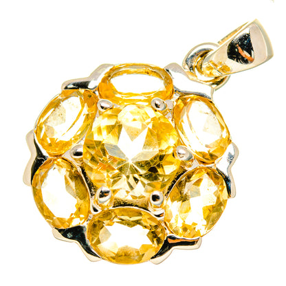 Citrine Pendants handcrafted by Ana Silver Co - PD10493