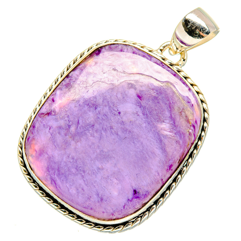 Charoite Pendants handcrafted by Ana Silver Co - PD10496