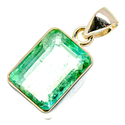 Green Fluorite Pendants handcrafted by Ana Silver Co - PD10503