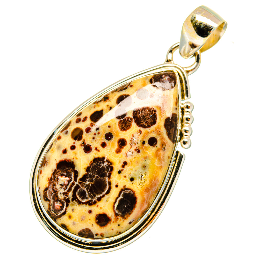 Poppy Jasper Pendants handcrafted by Ana Silver Co - PD10518 - Photo 2