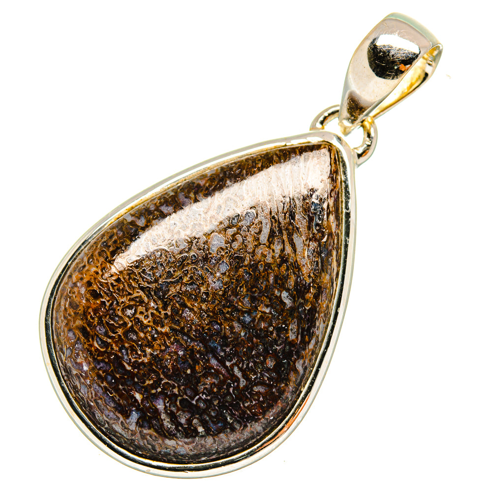 Dinosaur Bone Pendants handcrafted by Ana Silver Co - PD10519