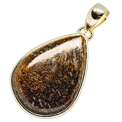 Dinosaur Bone Pendants handcrafted by Ana Silver Co - PD10519