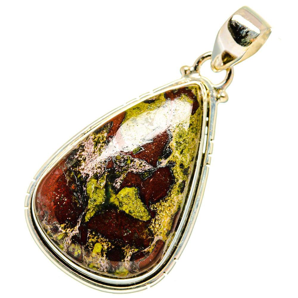 Dragon Blood Jasper Pendants handcrafted by Ana Silver Co - PD10526