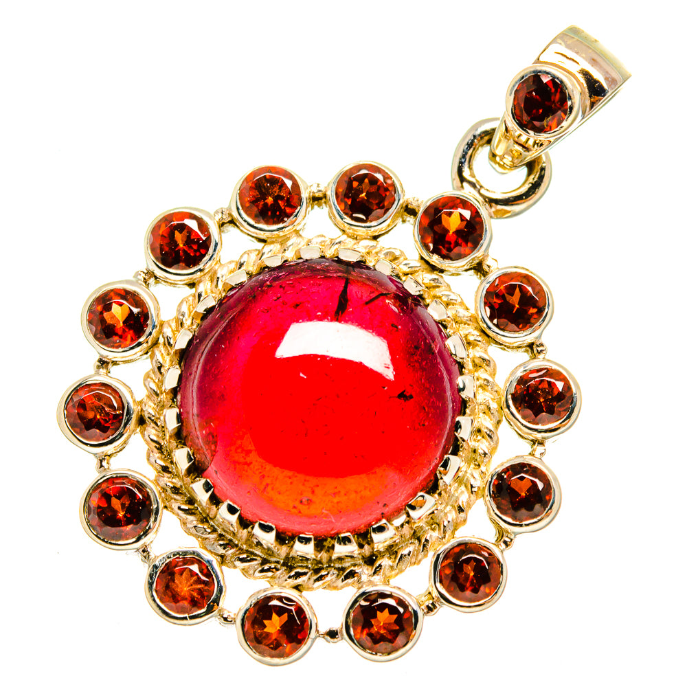 Garnet Pendants handcrafted by Ana Silver Co - PD10531