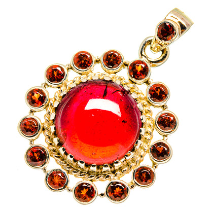 Garnet Pendants handcrafted by Ana Silver Co - PD10531