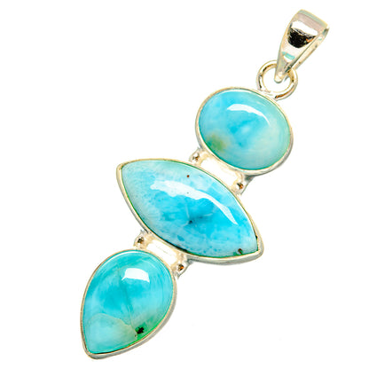 Larimar Pendants handcrafted by Ana Silver Co - PD10534