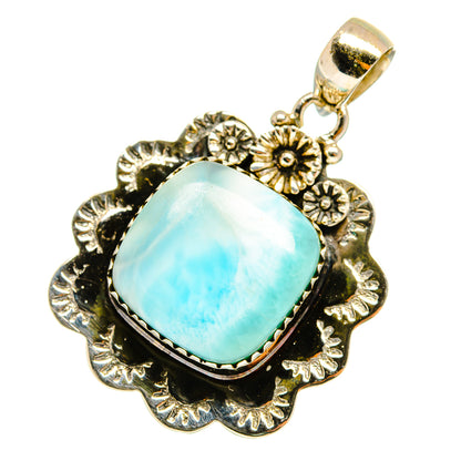 Larimar Pendants handcrafted by Ana Silver Co - PD10544