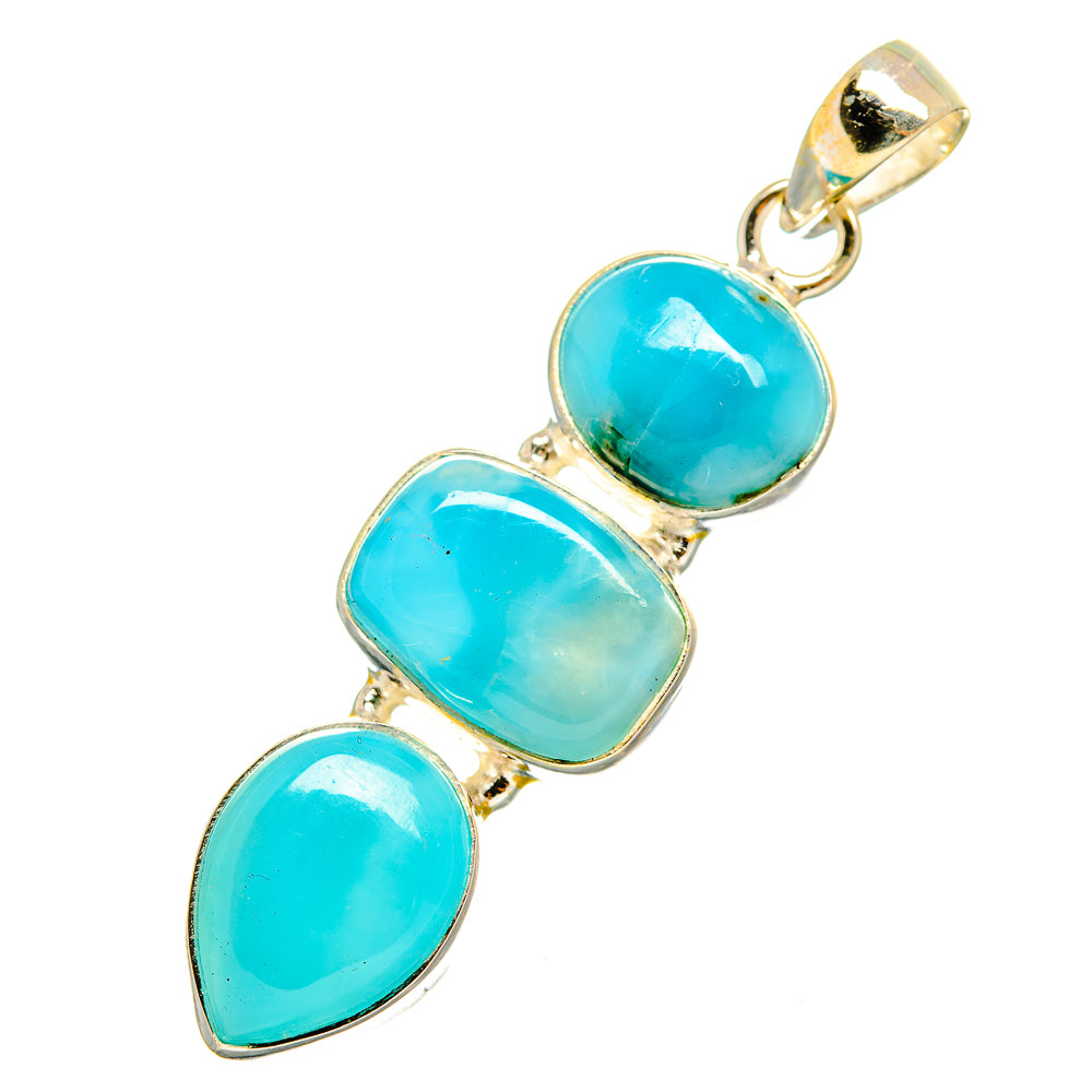 Larimar Pendants handcrafted by Ana Silver Co - PD10545
