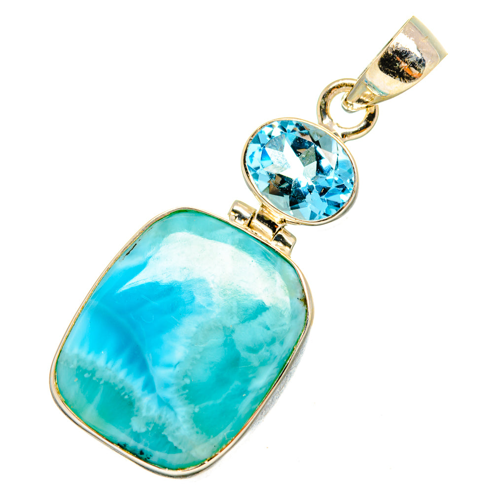 Larimar Pendants handcrafted by Ana Silver Co - PD10551