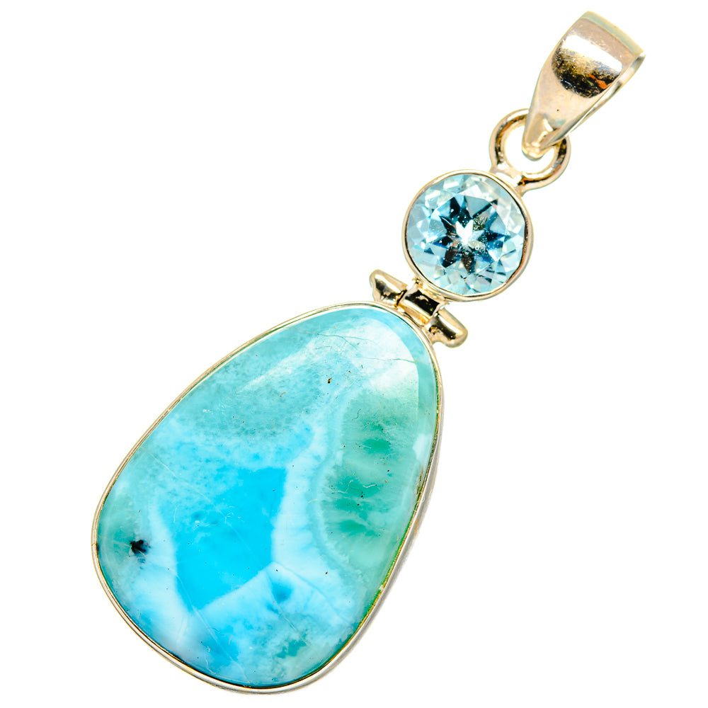 Larimar Pendants handcrafted by Ana Silver Co - PD10558
