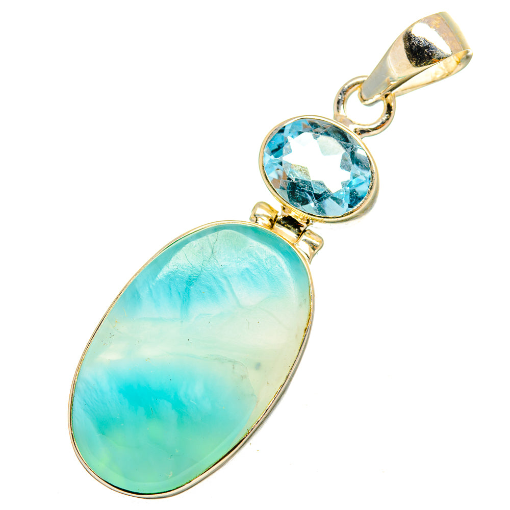Larimar Pendants handcrafted by Ana Silver Co - PD10561