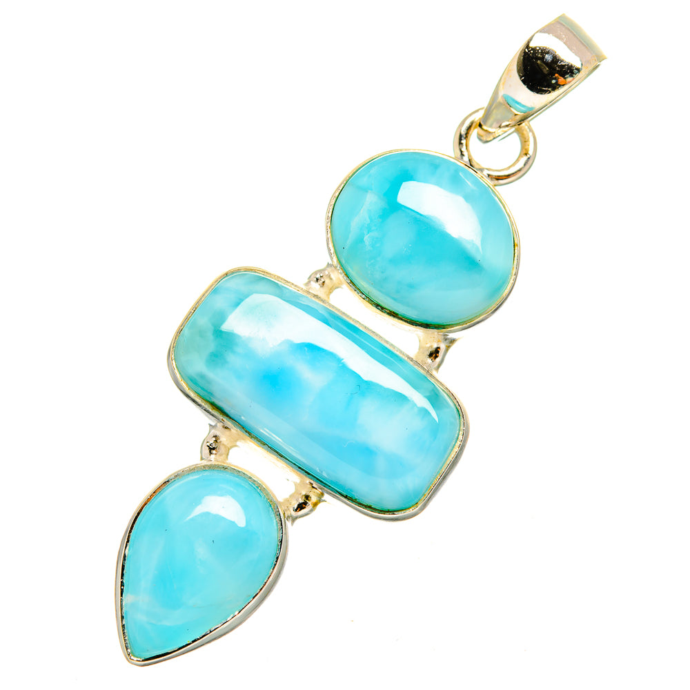 Larimar Pendants handcrafted by Ana Silver Co - PD10562