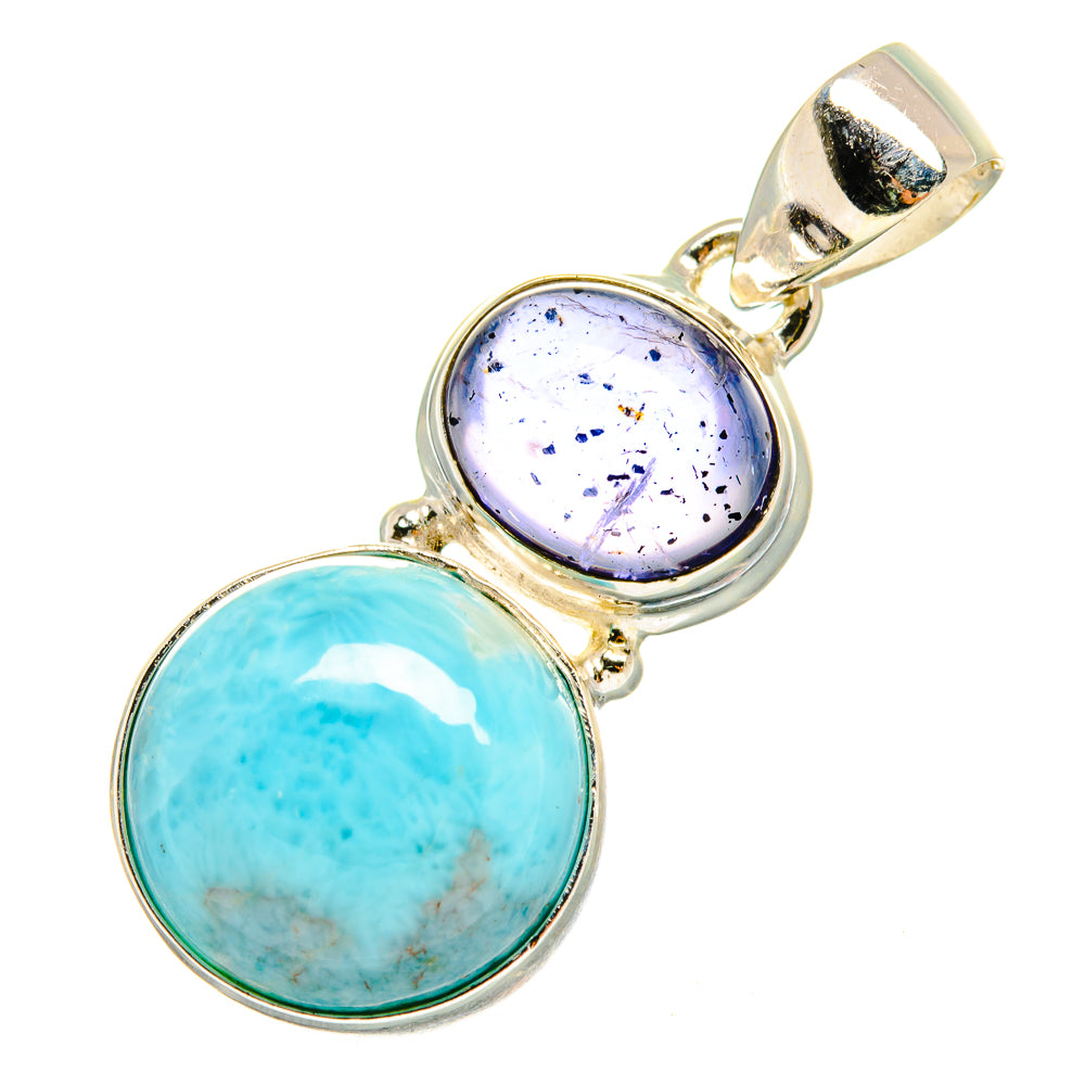 Larimar Pendants handcrafted by Ana Silver Co - PD10564