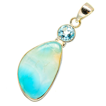 Larimar Pendants handcrafted by Ana Silver Co - PD10575