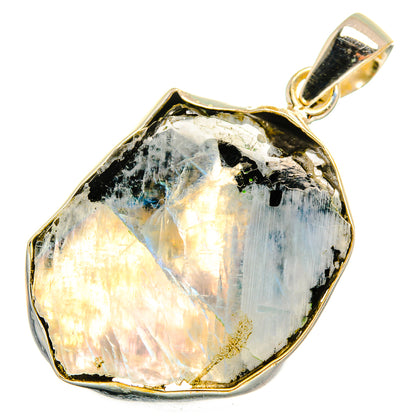 Rainbow Moonstone Pendants handcrafted by Ana Silver Co - PD10576