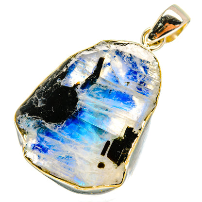 Rainbow Moonstone Pendants handcrafted by Ana Silver Co - PD10577