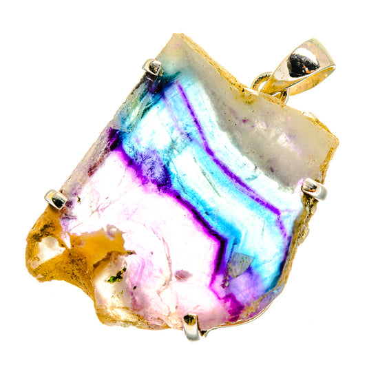 Fluorite Pendants handcrafted by Ana Silver Co - PD10582