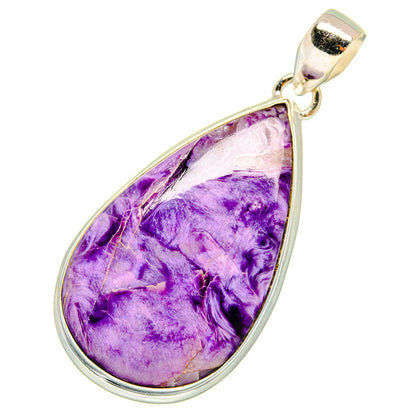 Charoite Pendants handcrafted by Ana Silver Co - PD10589