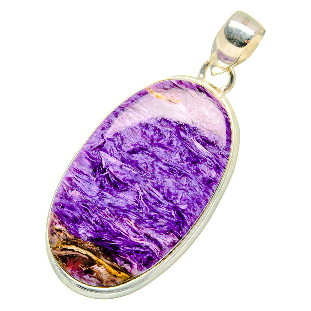 Charoite Pendants handcrafted by Ana Silver Co - PD10590
