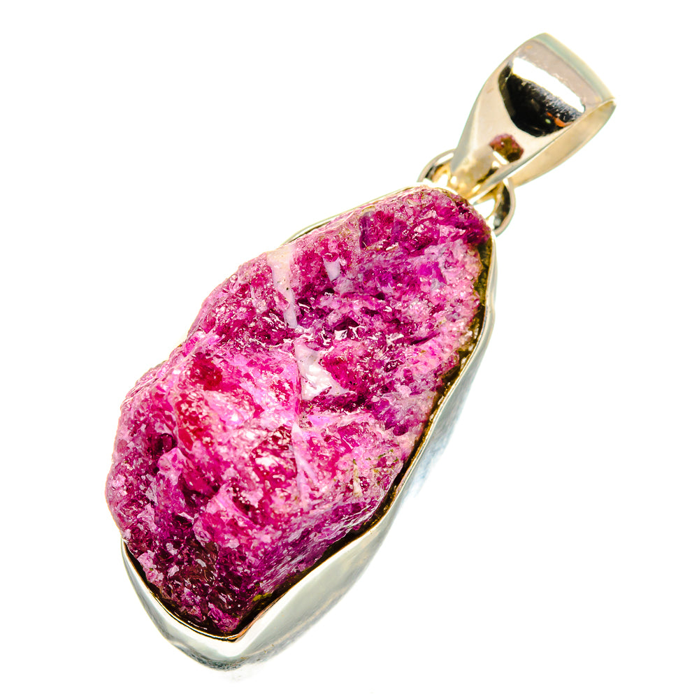 Ruby Zoisite Pendants handcrafted by Ana Silver Co - PD10592