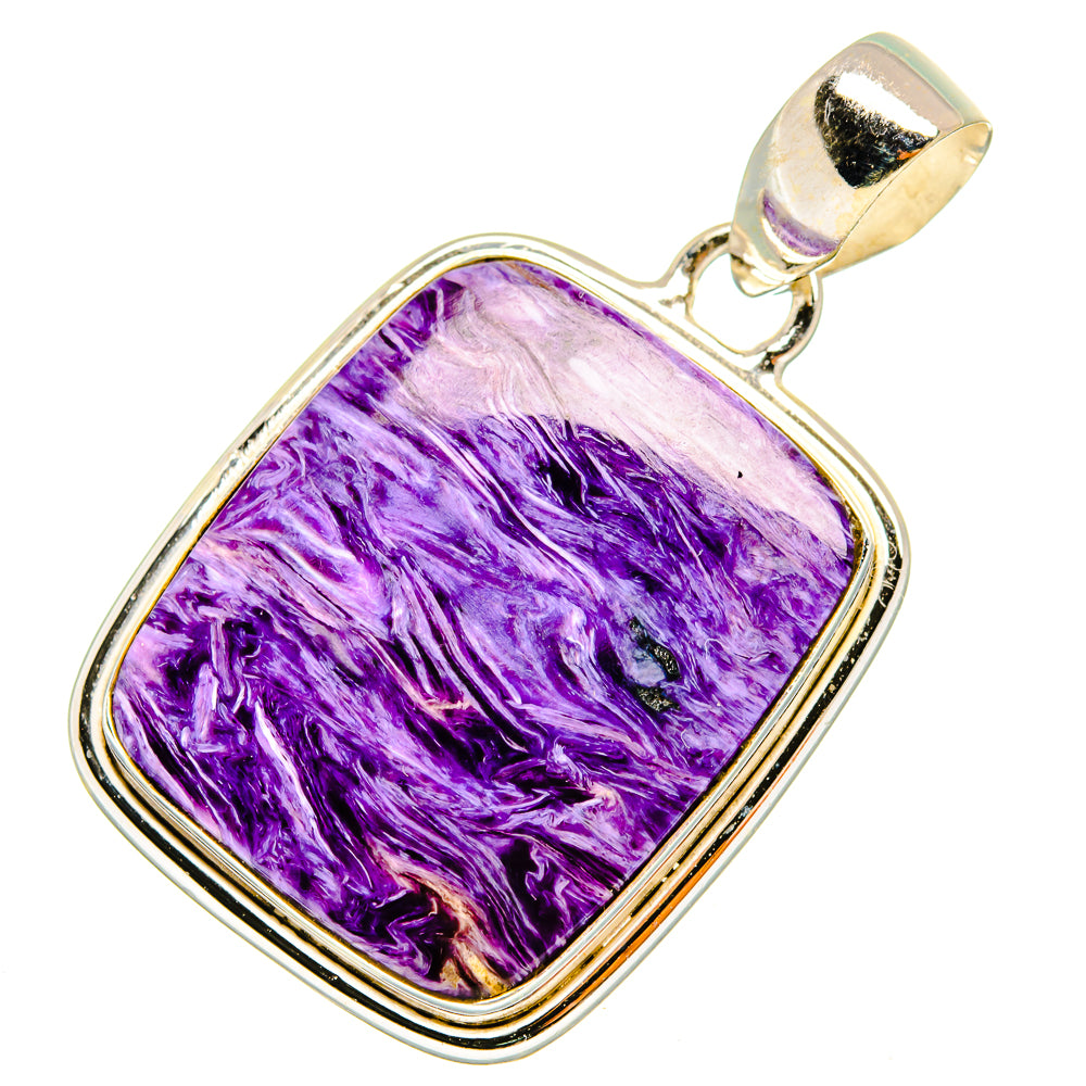 Charoite Pendants handcrafted by Ana Silver Co - PD10597