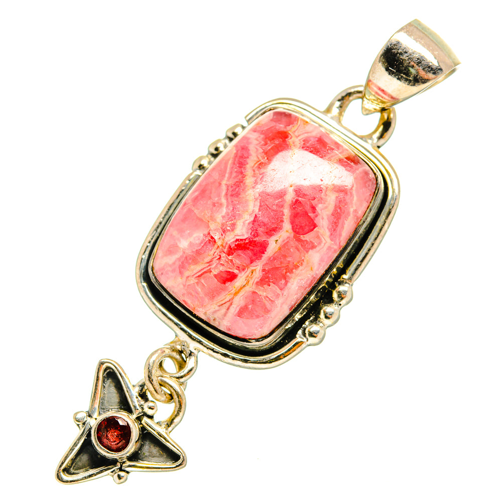Rhodochrosite Pendants handcrafted by Ana Silver Co - PD10601