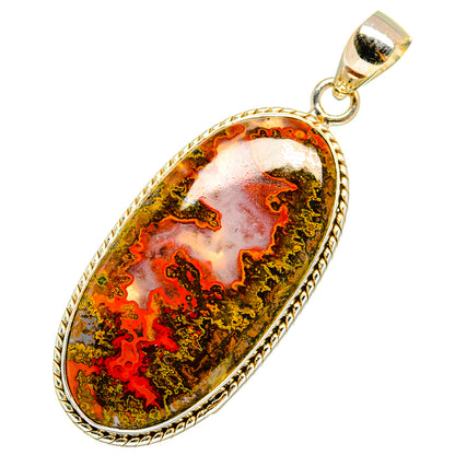 Moroccan Agate Pendants handcrafted by Ana Silver Co - PD10604