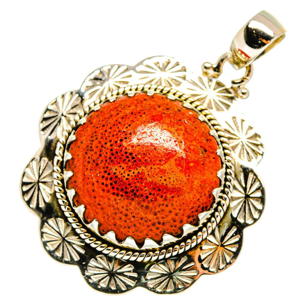 Sponge Coral Pendants handcrafted by Ana Silver Co - PD10607