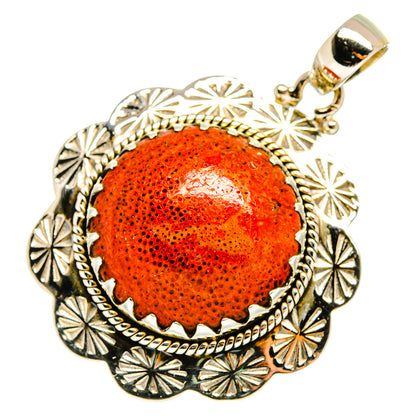 Sponge Coral Pendants handcrafted by Ana Silver Co - PD10607