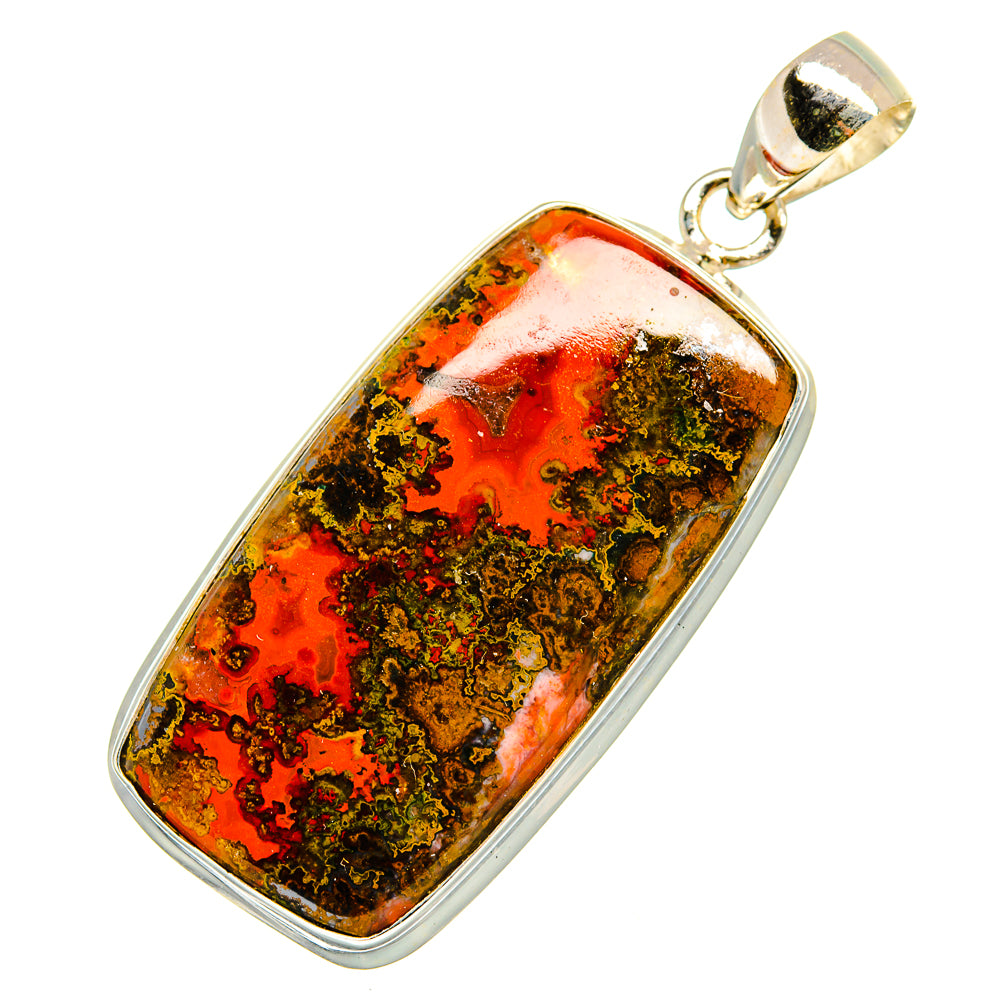 Moroccan Agate Pendants handcrafted by Ana Silver Co - PD10612
