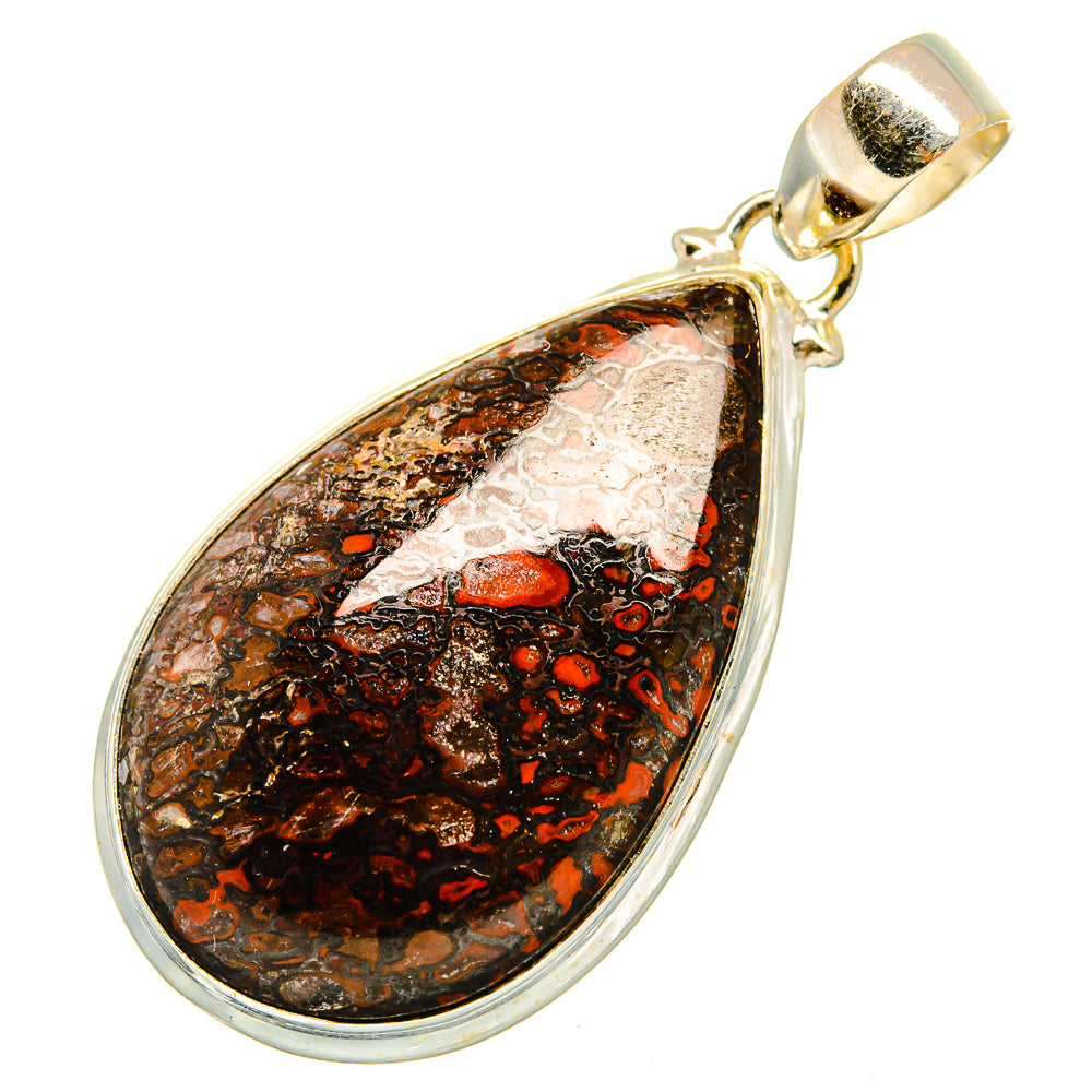 Dinosaur Bone Pendants handcrafted by Ana Silver Co - PD10615
