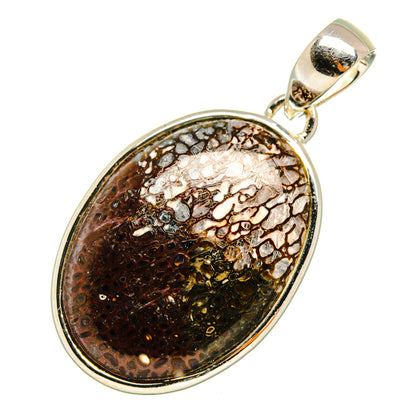 Dinosaur Bone Pendants handcrafted by Ana Silver Co - PD10621