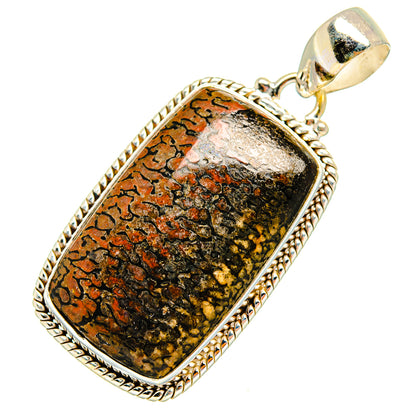Dinosaur Bone Pendants handcrafted by Ana Silver Co - PD10635