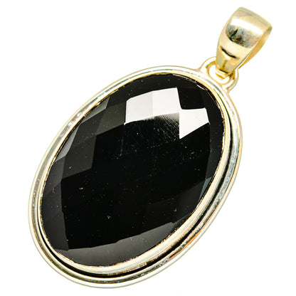 Black Onyx Pendants handcrafted by Ana Silver Co - PD10638