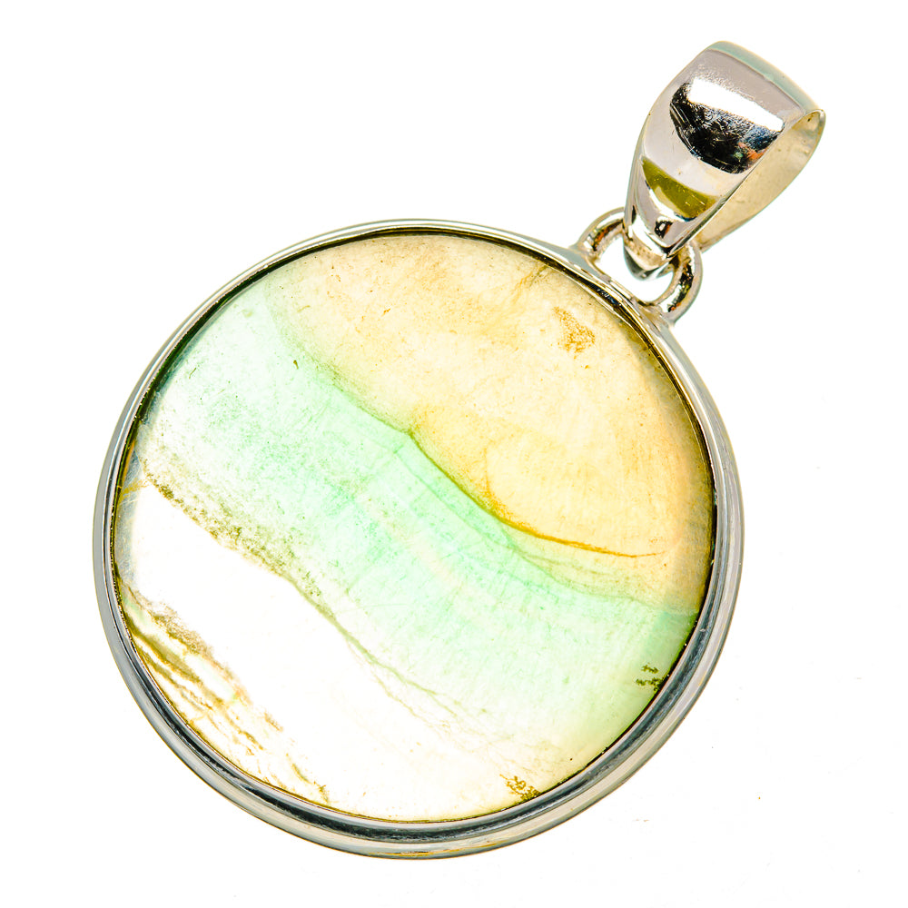 Green Fluorite Pendants handcrafted by Ana Silver Co - PD10639