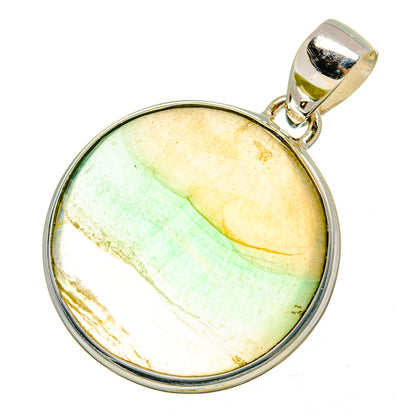 Green Fluorite Pendants handcrafted by Ana Silver Co - PD10639
