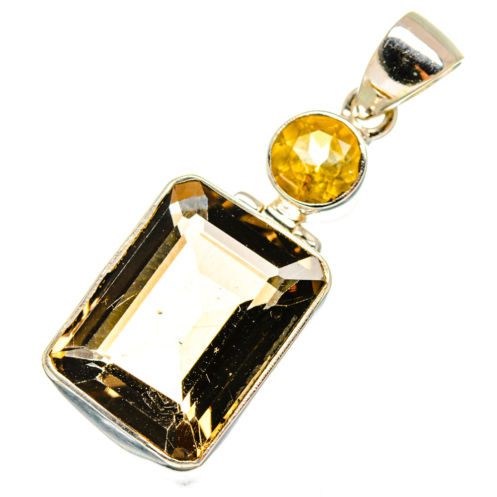 Smoky Quartz Pendants handcrafted by Ana Silver Co - PD10650