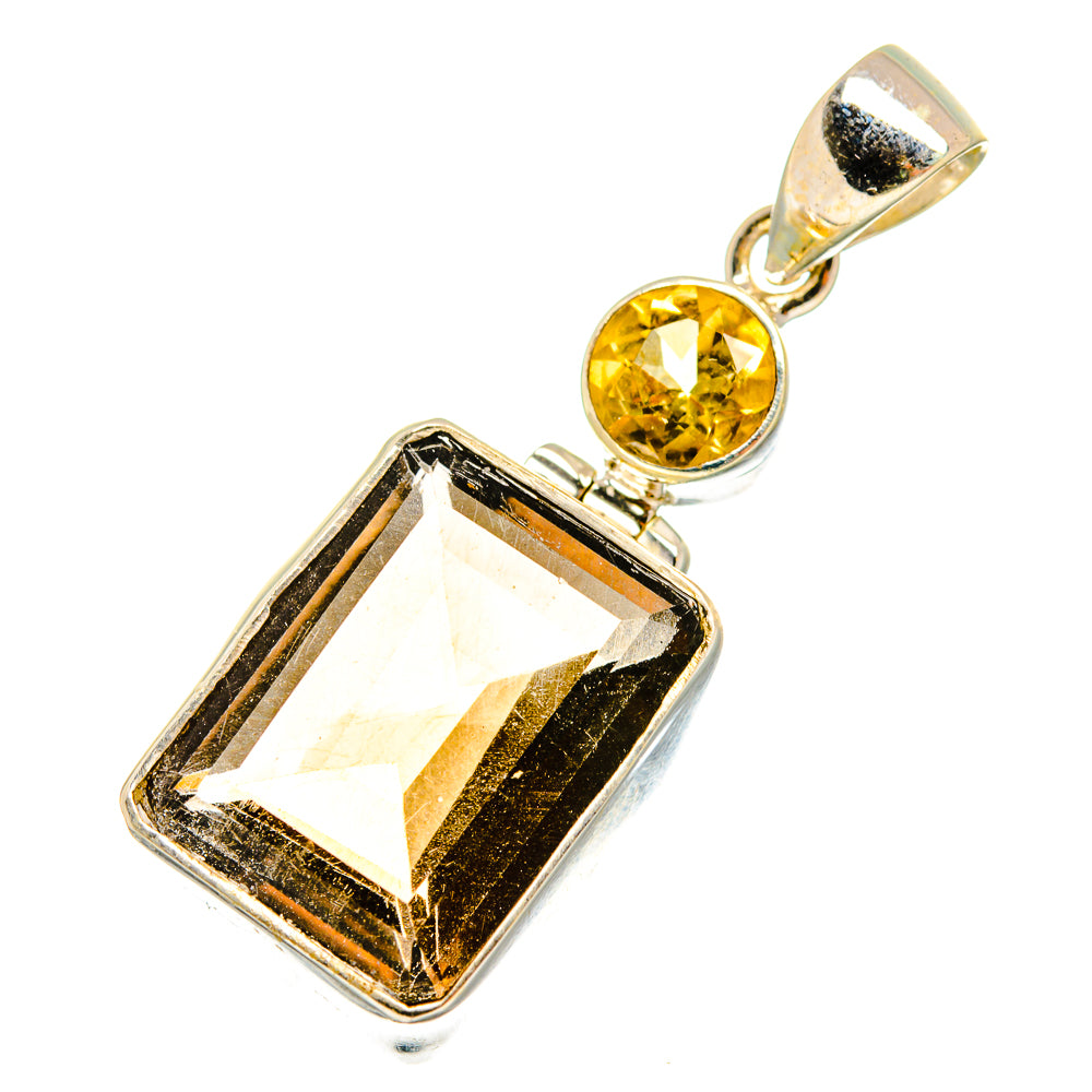 Smoky Quartz Pendants handcrafted by Ana Silver Co - PD10651