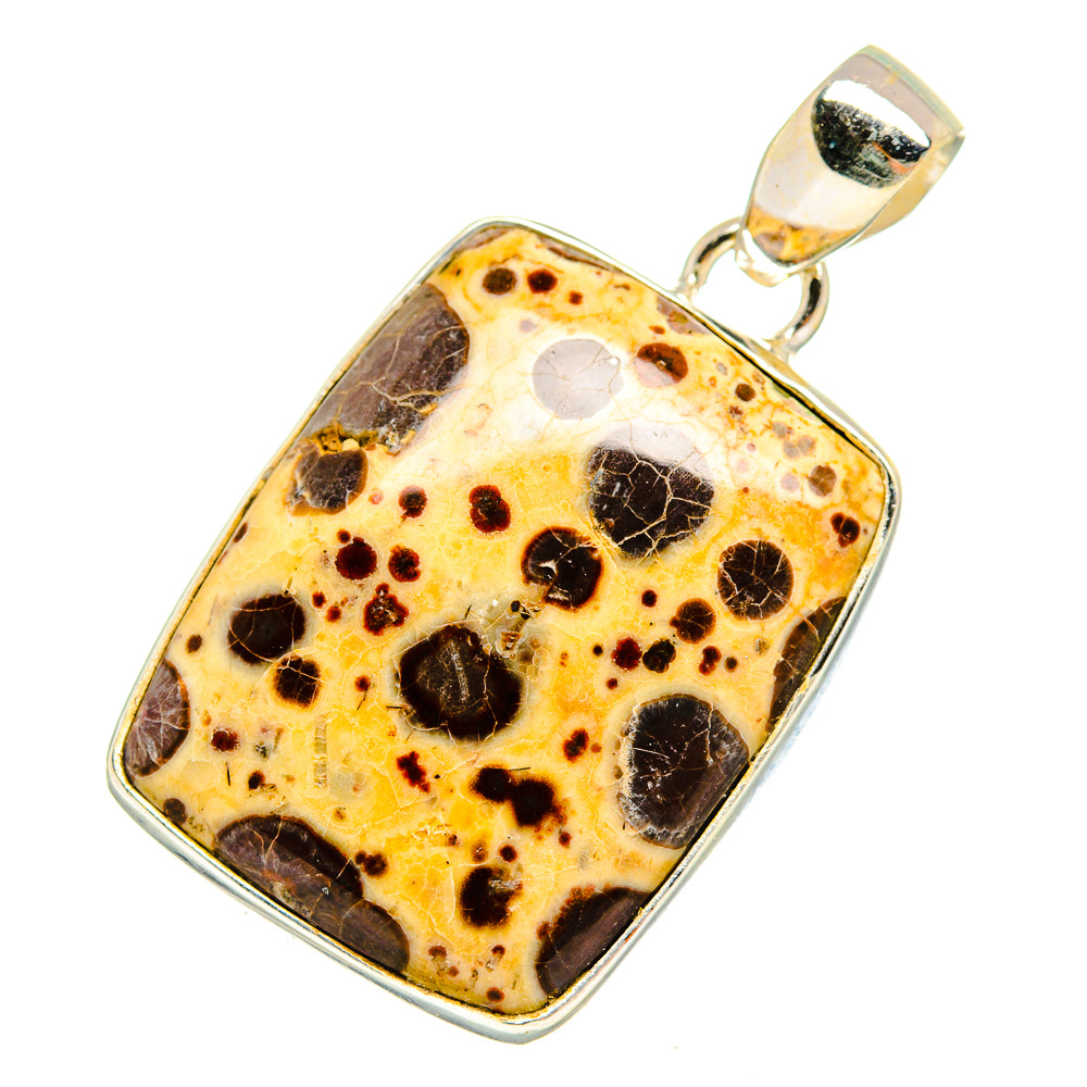 Poppy Jasper Pendants handcrafted by Ana Silver Co - PD10658 - Photo 2