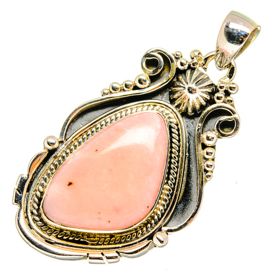 Pink Opal Pendants handcrafted by Ana Silver Co - PD10672