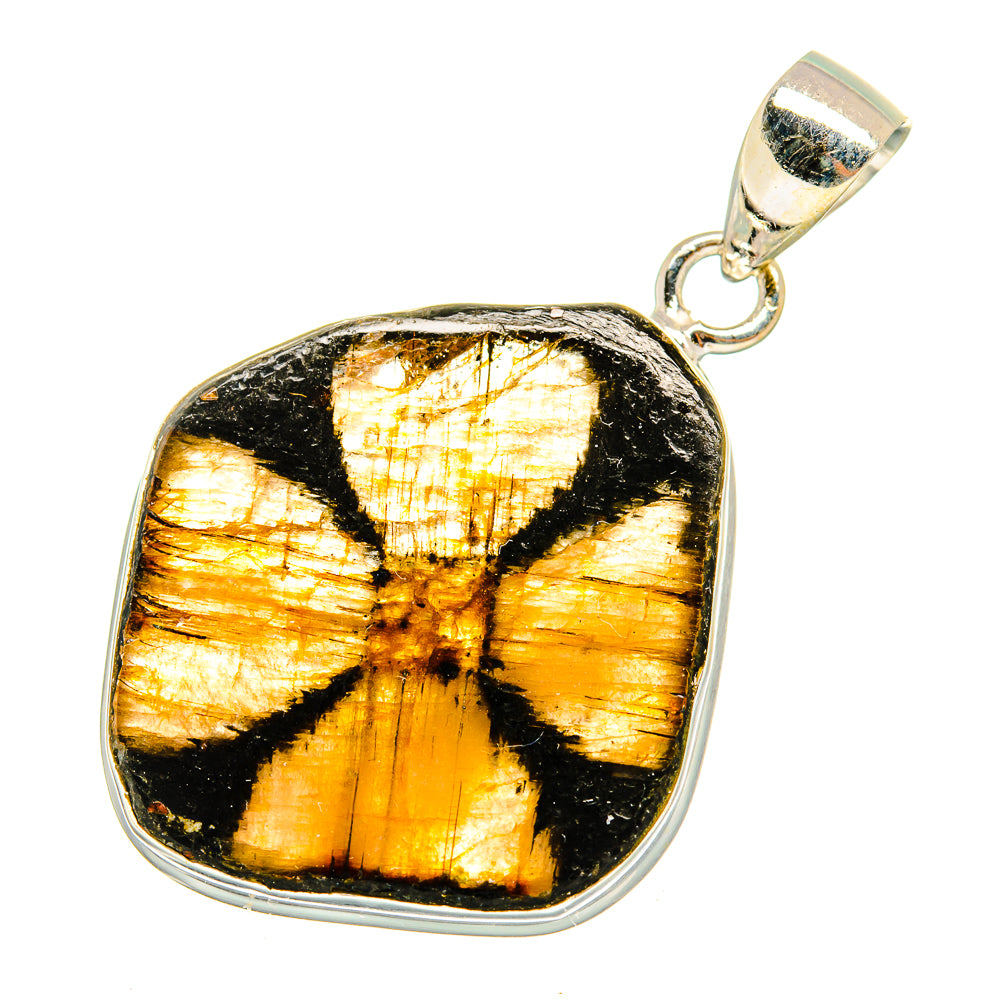 Chiastolite Pendants handcrafted by Ana Silver Co - PD10702