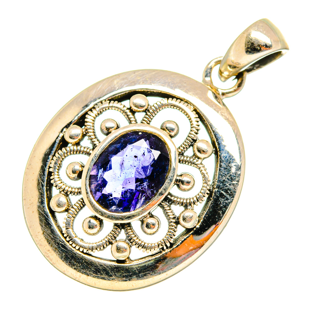 Tanzanite Pendants handcrafted by Ana Silver Co - PD10705
