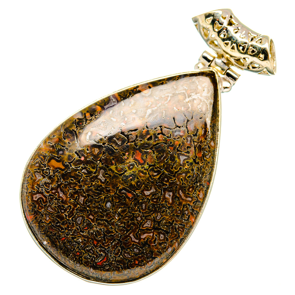 Dinosaur Bone Pendants handcrafted by Ana Silver Co - PD10706