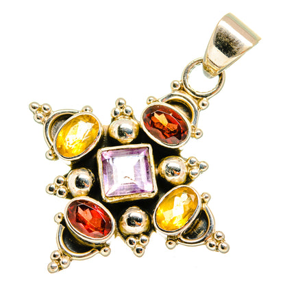 Amethyst Pendants handcrafted by Ana Silver Co - PD10708