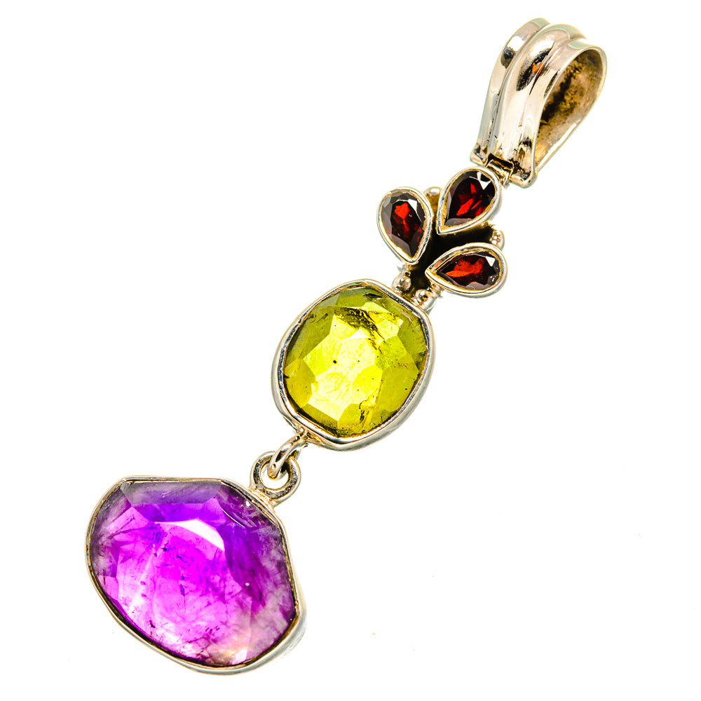 Amethyst Pendants handcrafted by Ana Silver Co - PD10710