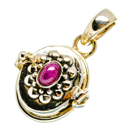 Ruby Pendants handcrafted by Ana Silver Co - PD10719