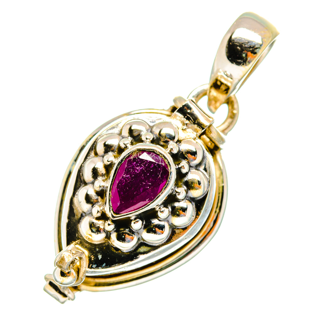 Ruby Pendants handcrafted by Ana Silver Co - PD10720
