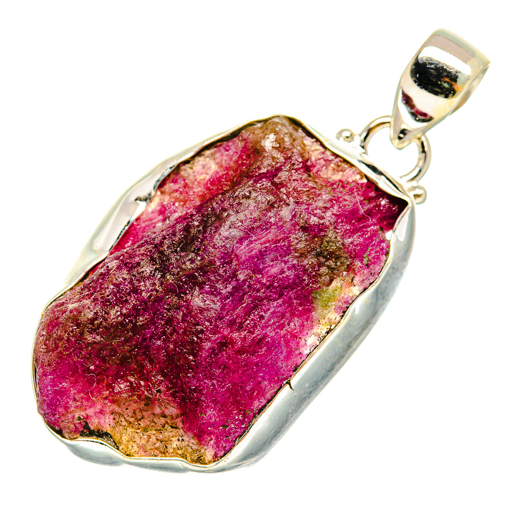 Ruby Zoisite Pendants handcrafted by Ana Silver Co - PD10746
