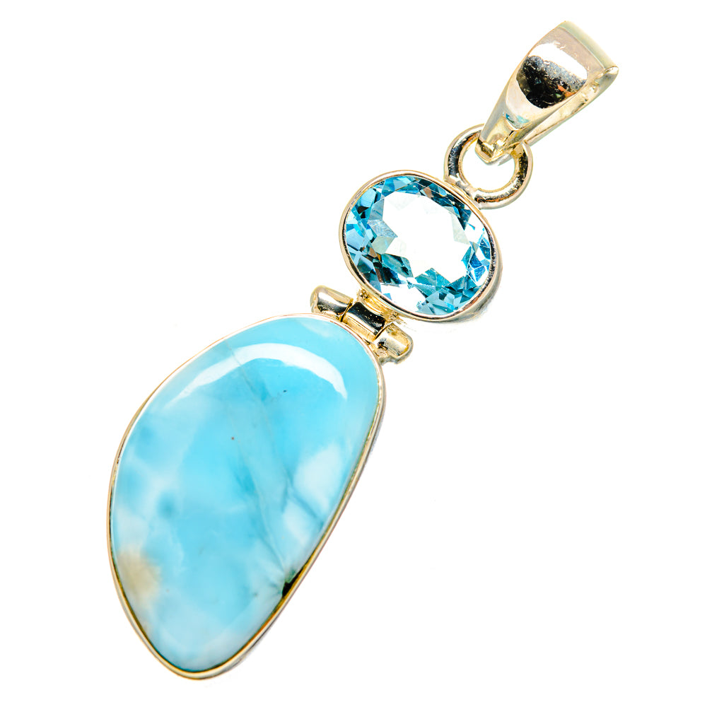 Larimar Pendants handcrafted by Ana Silver Co - PD10774