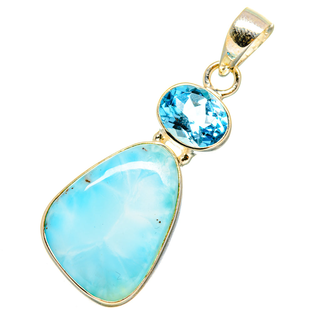 Larimar Pendants handcrafted by Ana Silver Co - PD10785